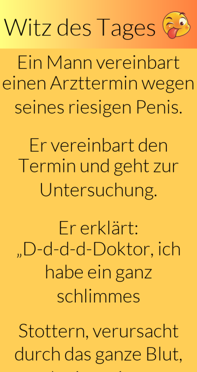 Die 10 lustigsten Witze des Tages